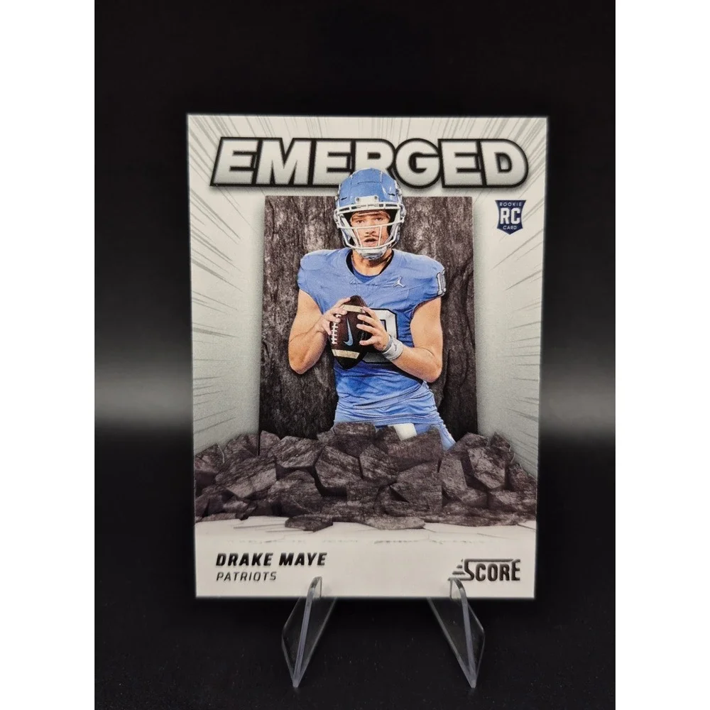 2024 Panini Score Drake Maye#EM-DME Emerged (RC) New England Patriots